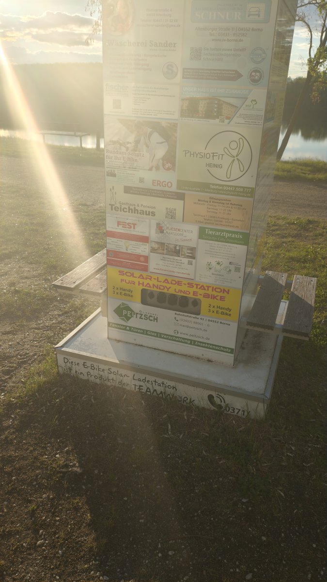 Camping Platz Pahna - Solar Ladestation